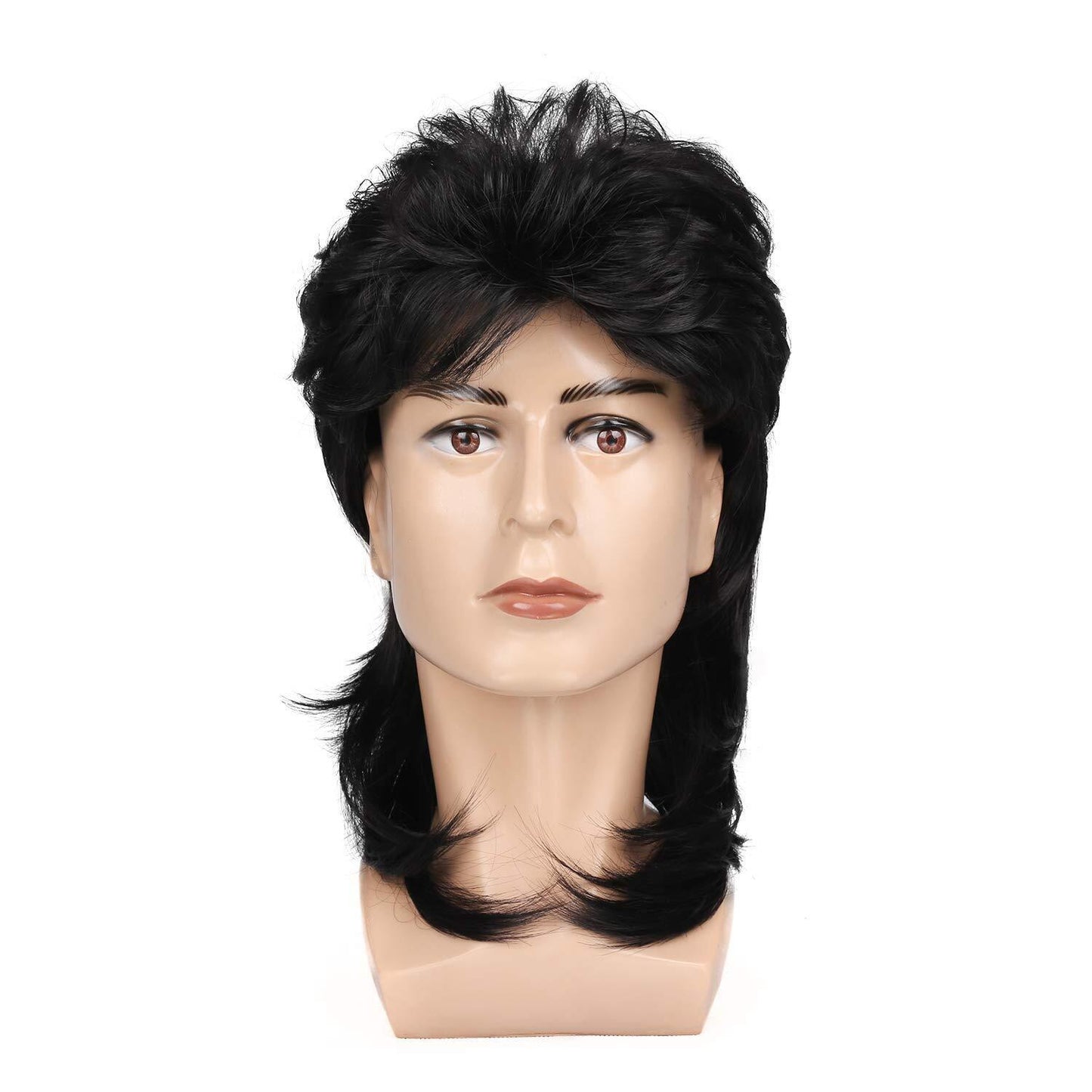 New High Quality Men 70s 80s Costumes Fancy Party Accessory Cosplay Hair Wig