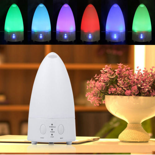 Ultrasonic Air Humidifier 7 LED Lighting Purifier Aroma Diffuser Adjustable