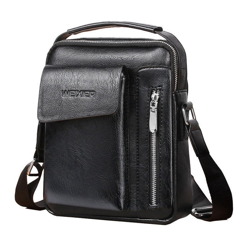 Fashion Men's Leather Crossbody Bags Handbags Tote Shoulder Briefcase Daypack