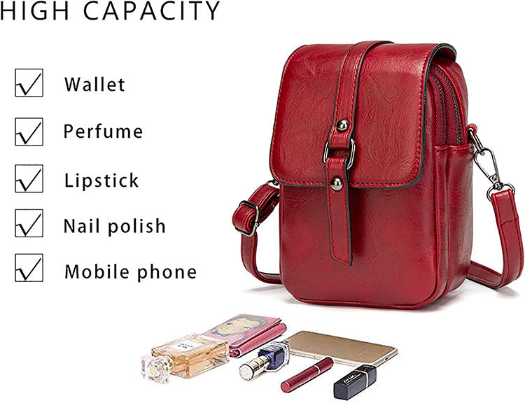 Women Crossbody Small Messenger Shoulder Phone Bag Cash Handbag Wallet Purse