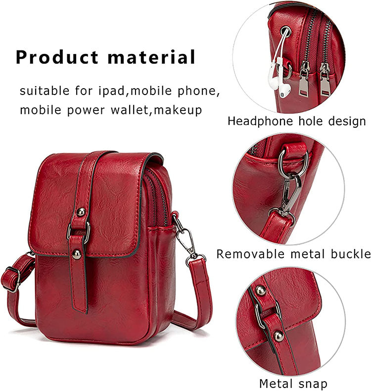 Women Crossbody Small Messenger Shoulder Phone Bag Cash Handbag Wallet Purse