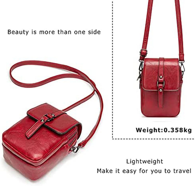 Women Crossbody Small Messenger Shoulder Phone Bag Cash Handbag Wallet Purse