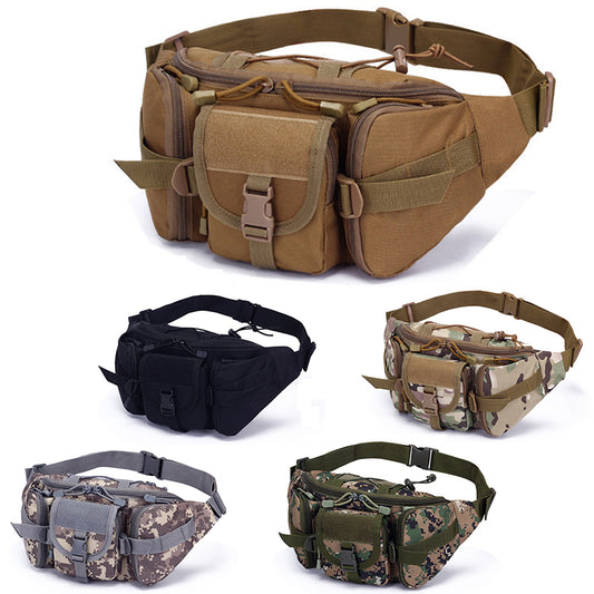 Men's Military Tactical Fanny Pack Waist Bag Hip Belt Outdoor Hiking Fishing