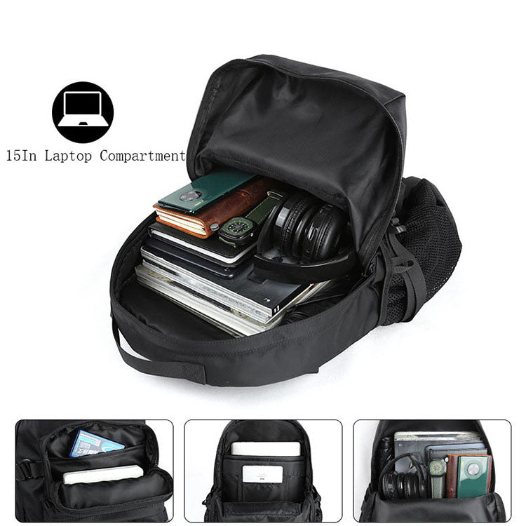 Waterproof Men's Oxford Backpack Shoulder Bag Weekender Travel School Laptop Bag