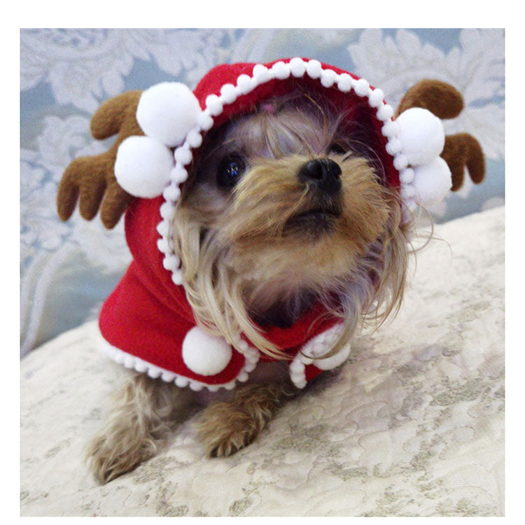 Pets Dog Cute Vampire Cape Custome Cat Puppy Clothes Chrismas Party Outfit