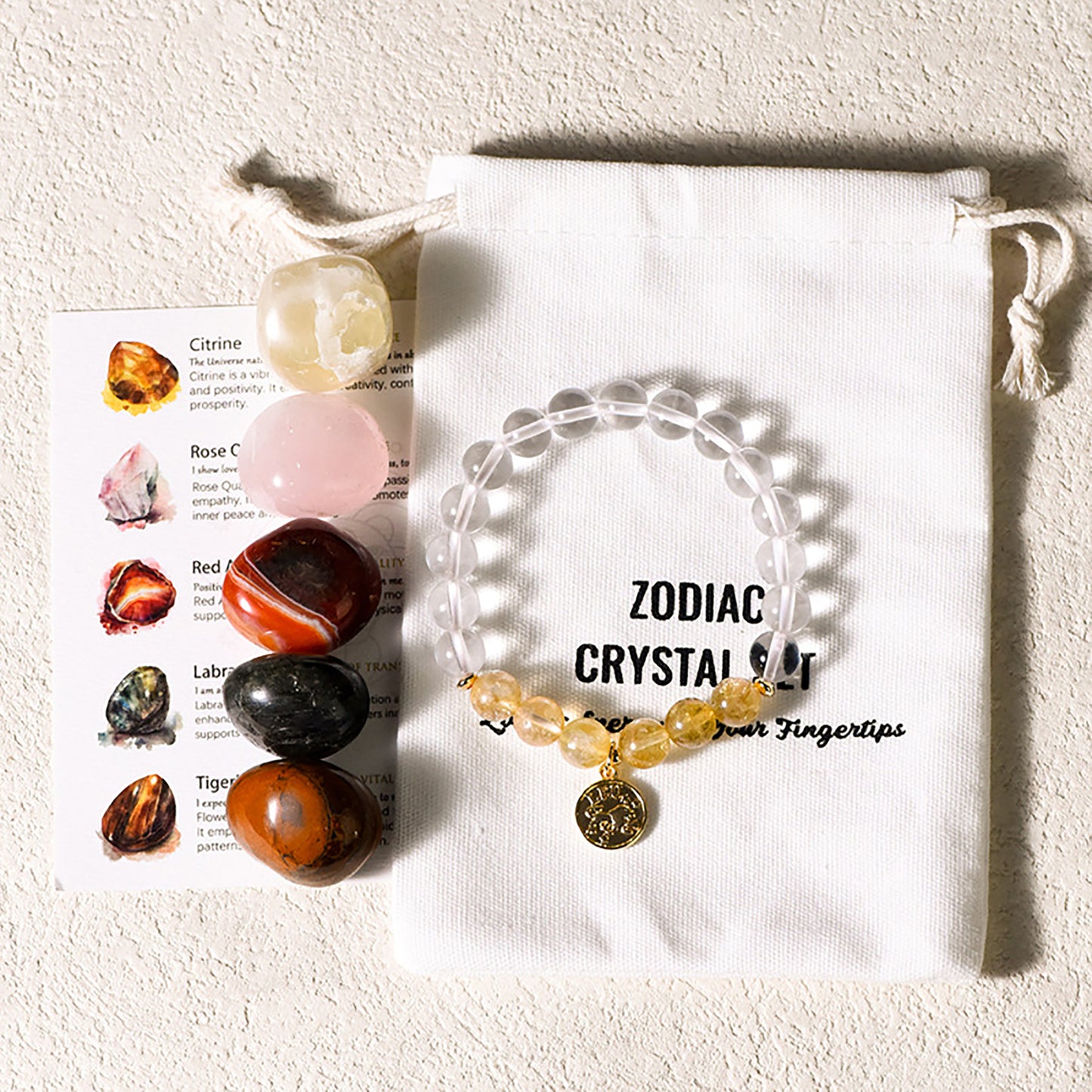 Fashion Zodiac Crystals Set, Astrology Birthday Gift, Astrology Gift