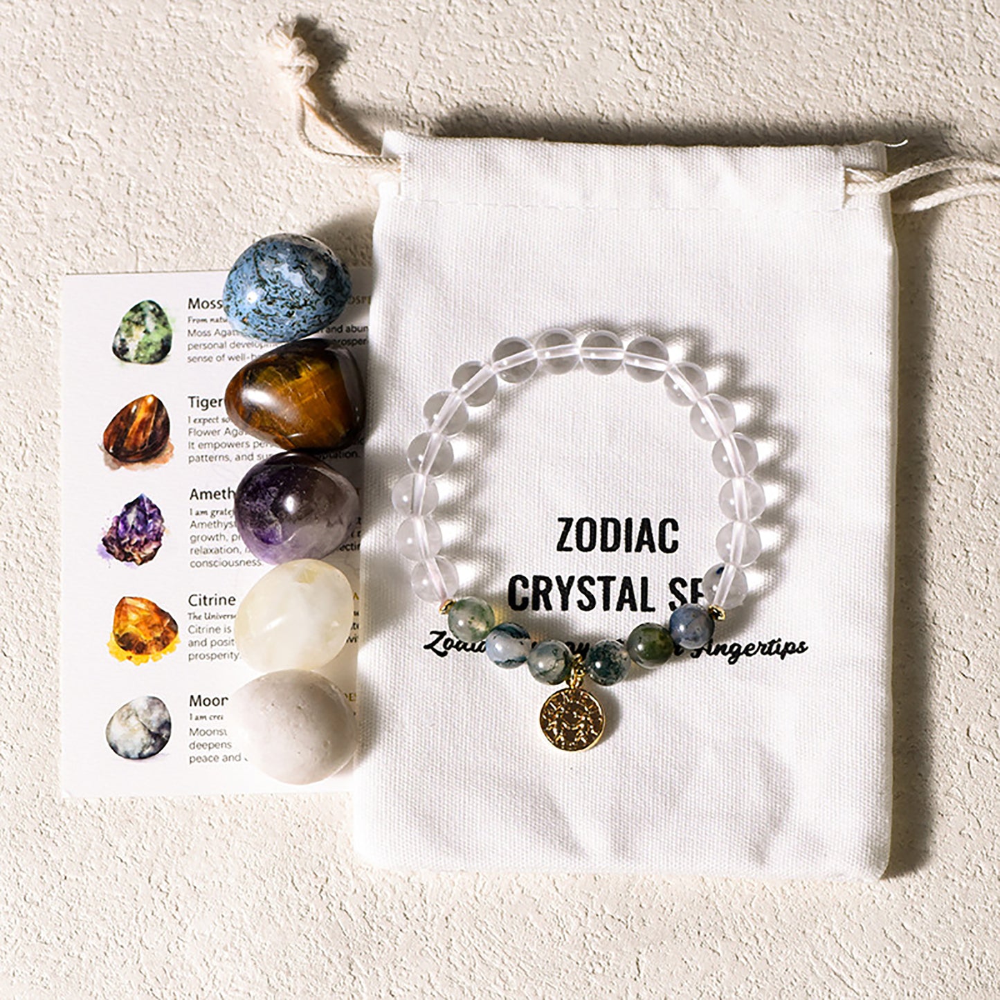 Fashion Zodiac Crystals Set, Astrology Birthday Gift, Astrology Gift