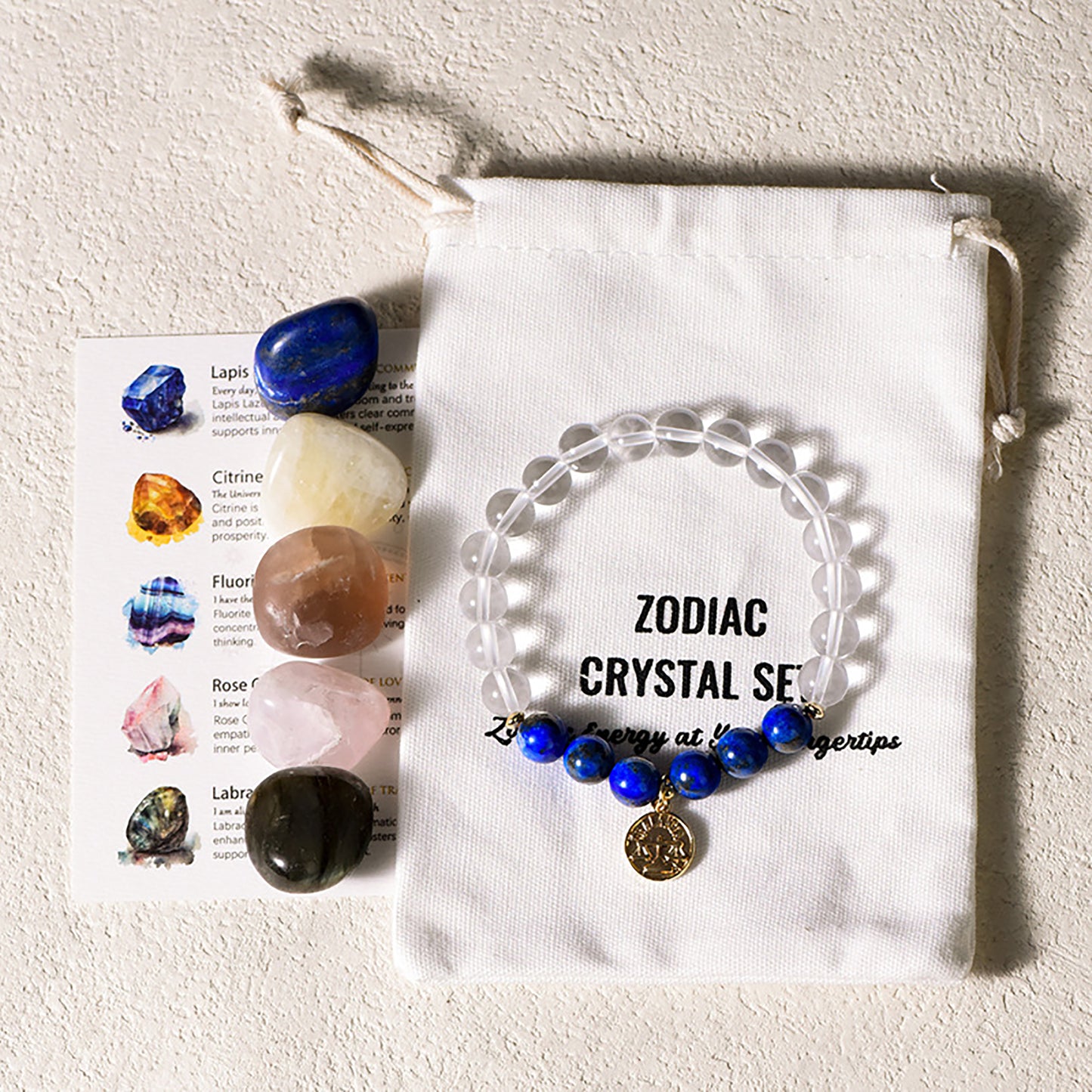 Fashion Zodiac Crystals Set, Astrology Birthday Gift, Astrology Gift