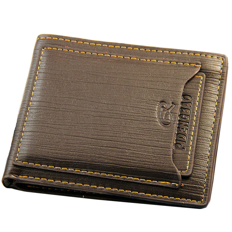 Stylish Men's Bifold Leather Credit ID Card Holder Wallet Purse Money Bag Clutch