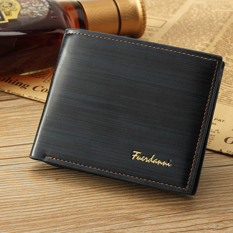 Classic Men's Bifold Leather Credit ID Card Holder Wallet Billfold Purse Clutch