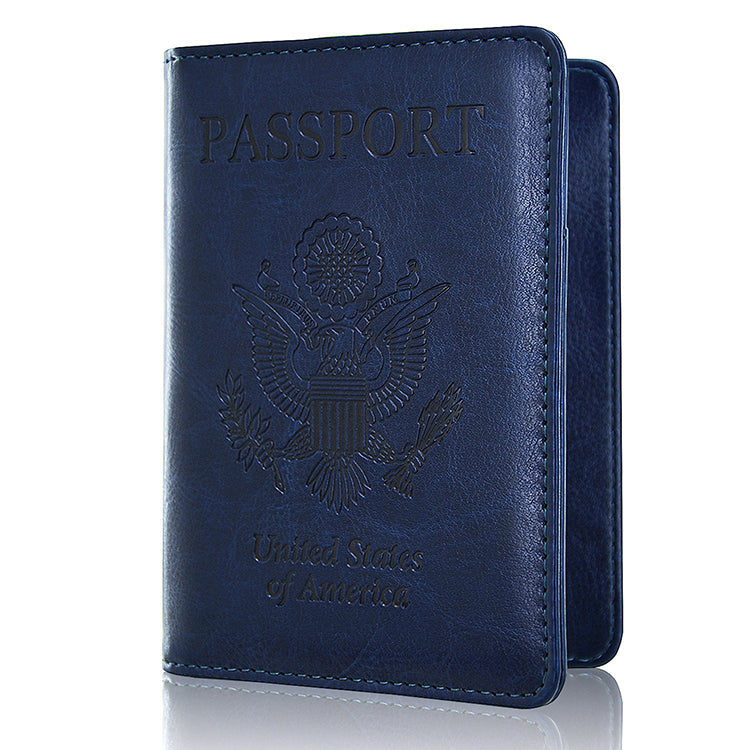 Slim Leather Travel Passport Wallet Holder RFID Blocking ID Card Case Cover US