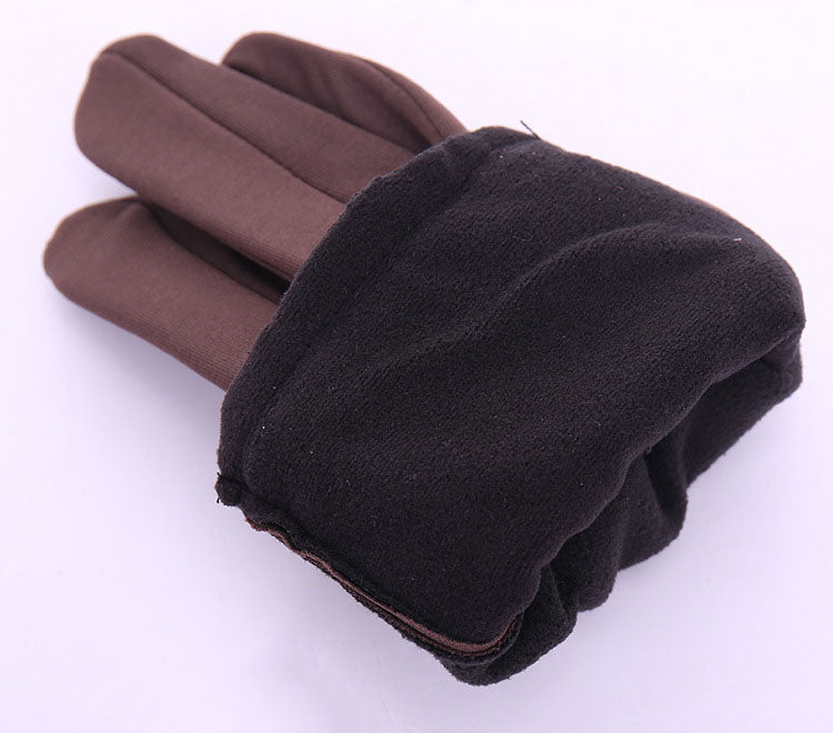 Unisex Warm Knit Roll UP Cuff with Fleece Lining Gloves Touchscreen Winter Glove