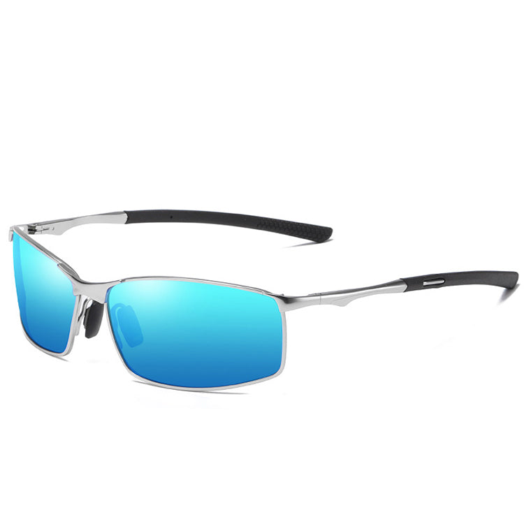 Men Aluminium HD Polarized Photochromic Sunglasses Driving Chameleon Sun Glasses