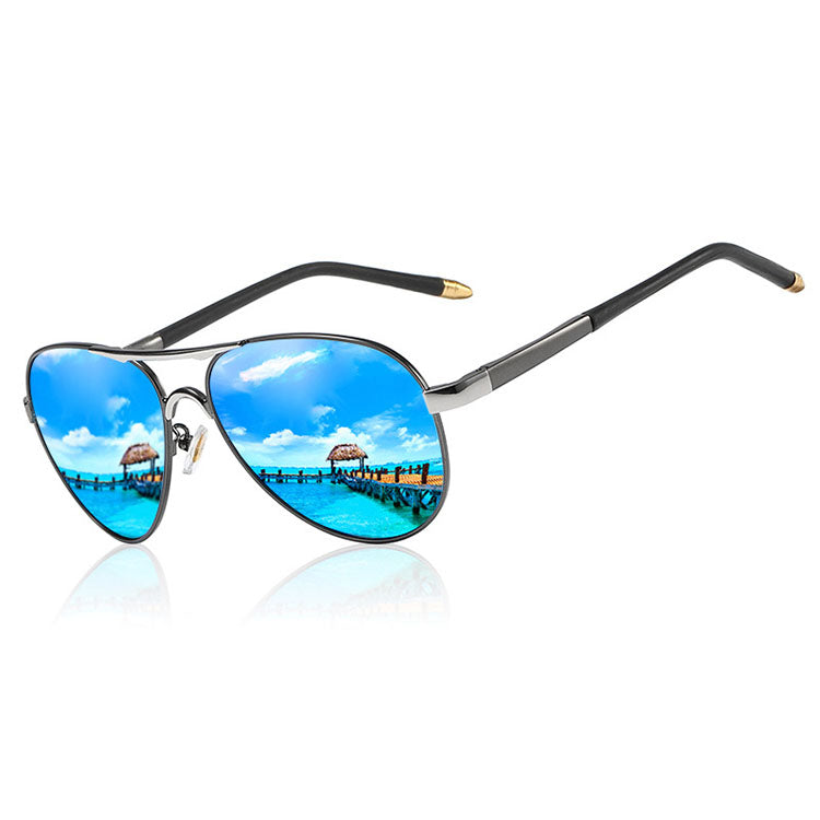 Men's Polarized Pilot Sunglasses Outdoor Driving Sun Glasses Sport Eyewear