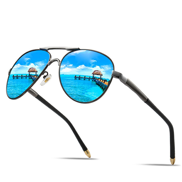 Men's Polarized Pilot Sunglasses Outdoor Driving Sun Glasses Sport Eyewear