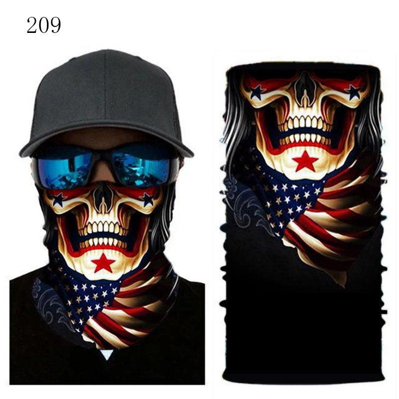 4pc Face Mask Sun Protection Reusable Washable Breathable Bandana Gaiter Cover