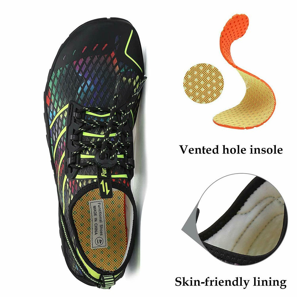 Men Water Shoes Quick Dry Barefoot for Swim Diving Surf Aqua Sport Beach Outdoor