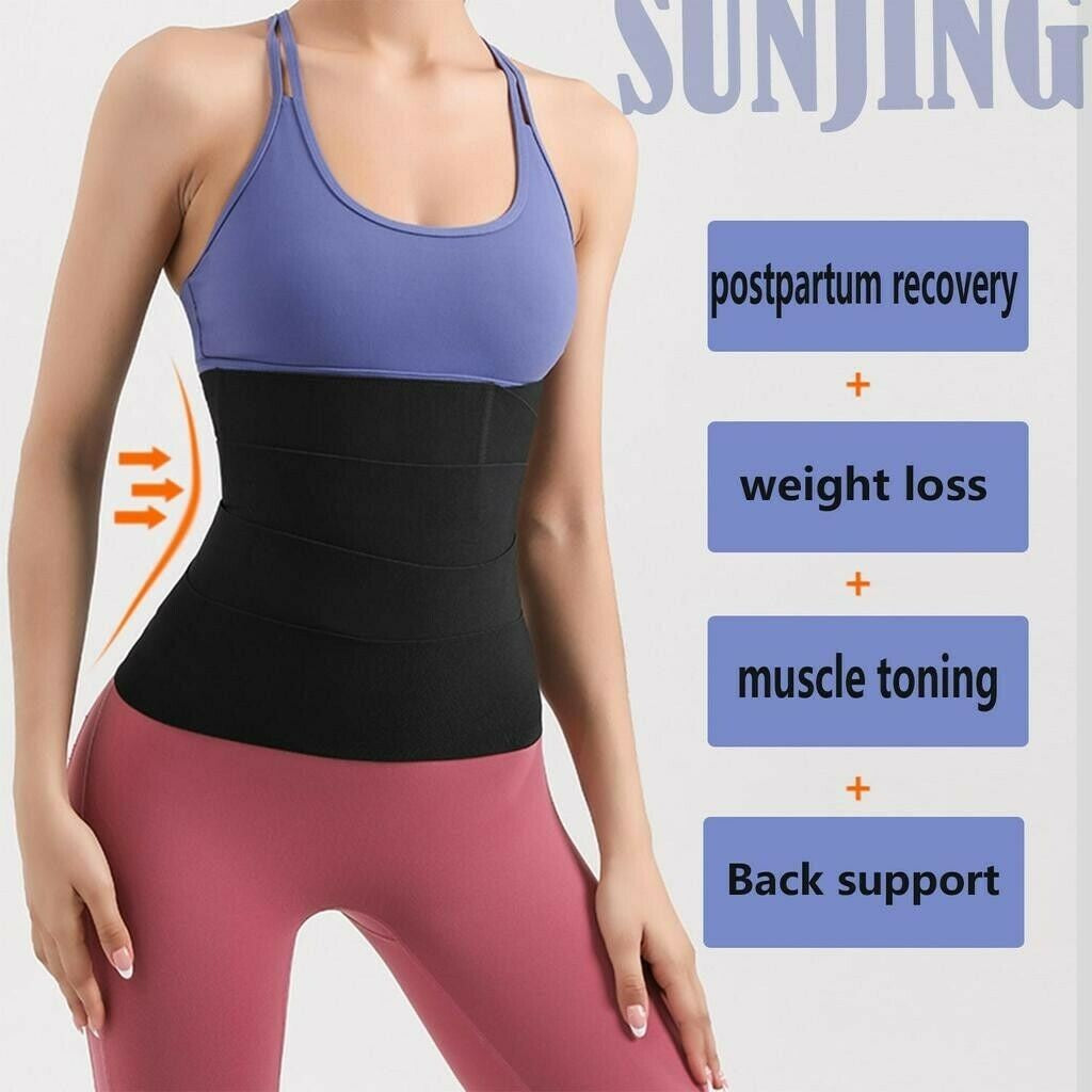 Trimmer Body Shaper Lumbar Waist Support Snatch Me Up Bandage Wrap Sauna Belt